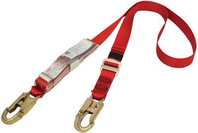 3M PROTECTA Pro Single Leg 2m Adjustable Webbing Lanyard with Snap Hooks AE529ADJ/3AU