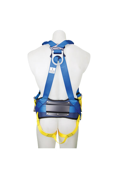 3M PROTECTA P50 Contstruction Harness 1390062A, Blue and Yellow, Universal