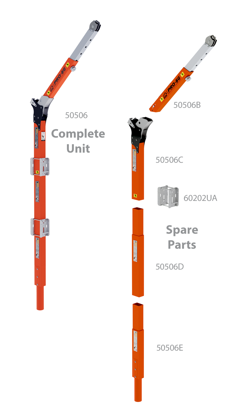 BTS Pro-6G 4-Piece Davit