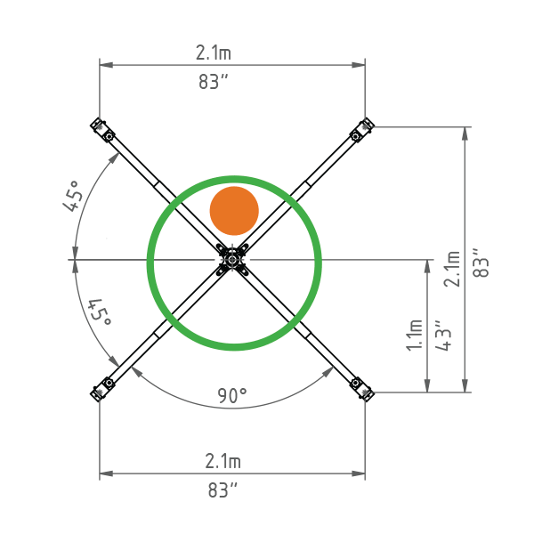 FLEXBASE Portable Davit Base