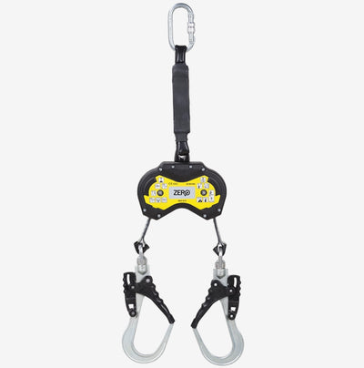 Twinlite Twin Self-Retracting Webbing Lifeline with Scaffhooks