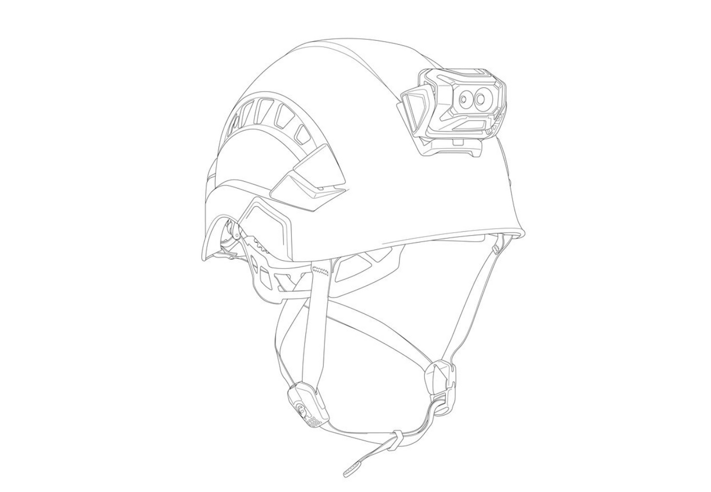 PETZL - SLOT ADAPT HEADLIGHT PLATE