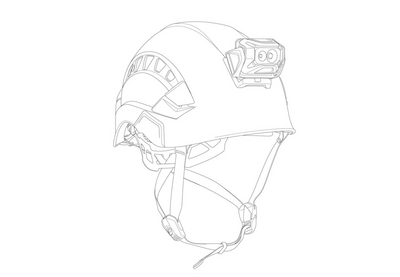 PETZL - SLOT ADAPT HEADLIGHT MOUNTING PLATE