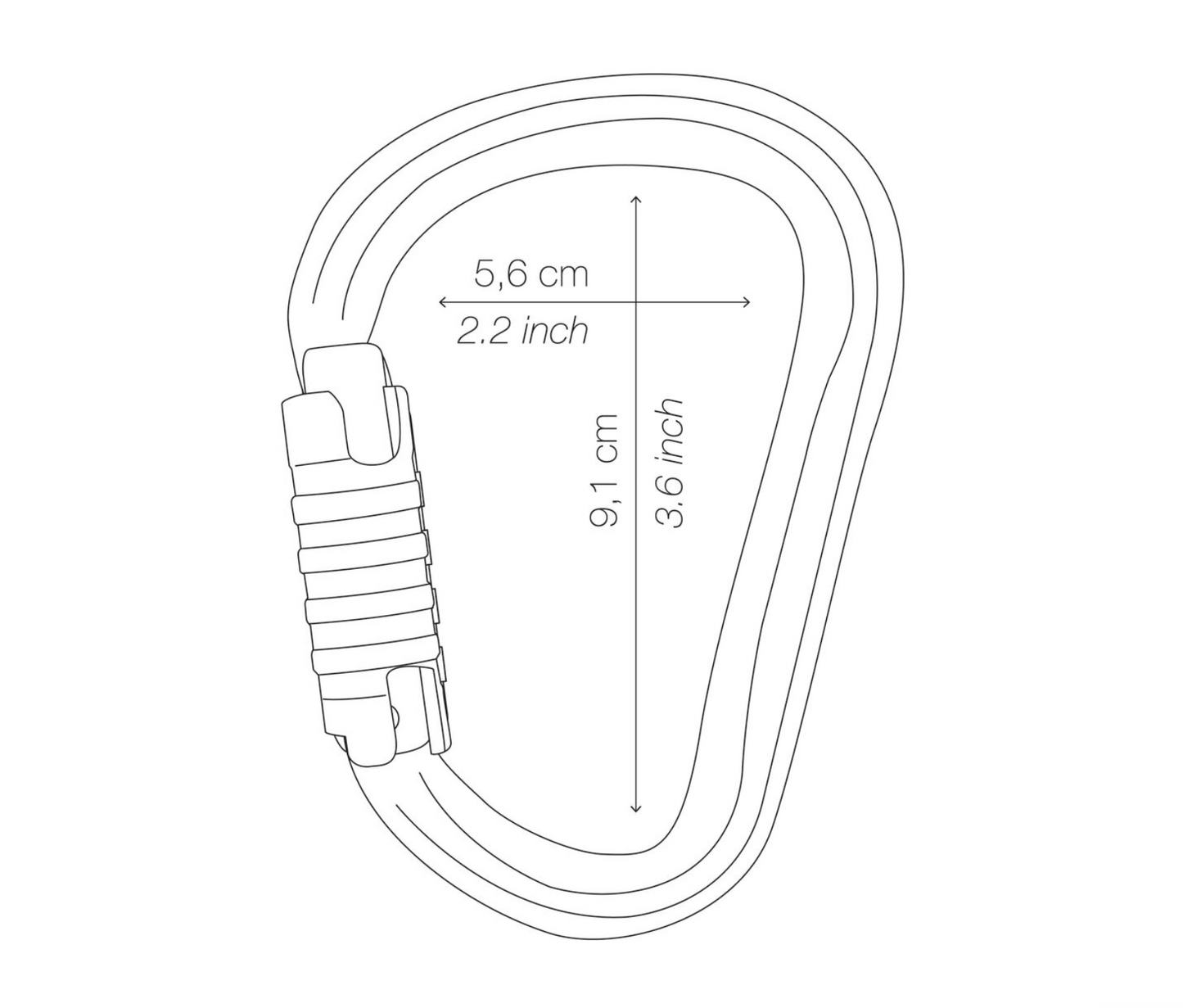 PETZL - WILLIAM TRIACT-LOCK