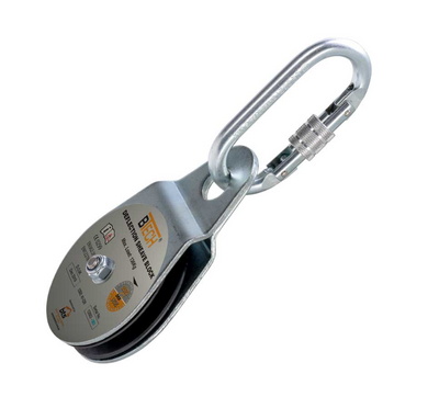 Anchor point Deflection Sheave Block and karabiner