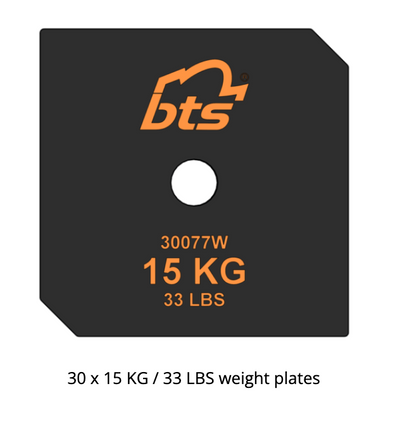 Counterweight base attachment for 30076S with Weight Plates