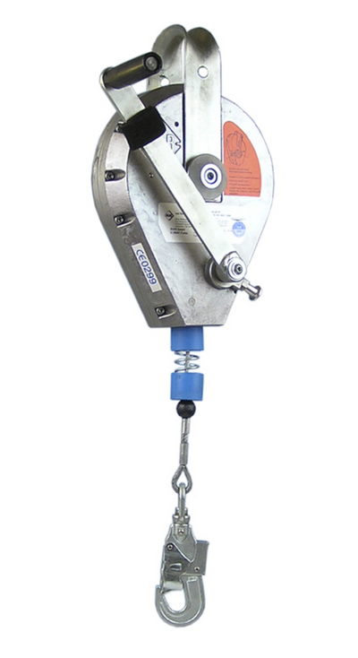 BTS Pro-6G 3-Piece Davit Kit with IKAR Fall Arrest Block and Recovery Winch