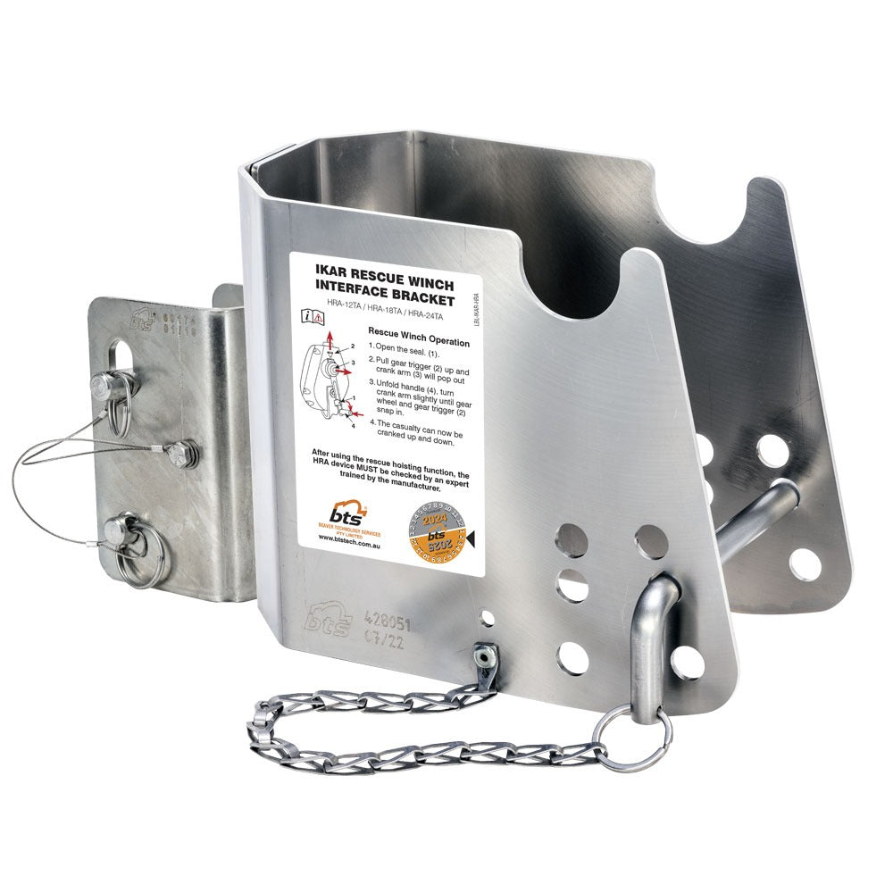 IKAR Rescue Winch Bracket for Portable Horizontal Anchor Mast 70208M