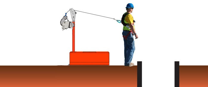 Portable Horizontal Anchor Mast 70208M