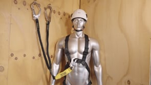 Scaffpro Double Elasticated Lanyard with Snap Hook & Scaffold Hooks 2m