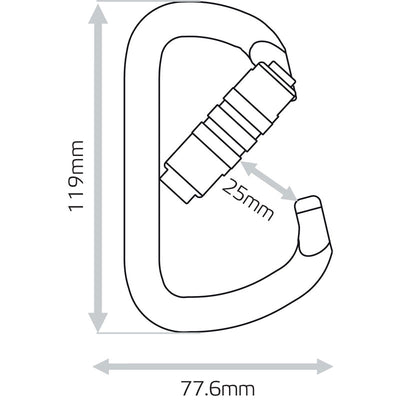 Aion - Triple Lock D Carabiner