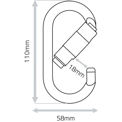 Ox Screw – Screw Lock Karabiner