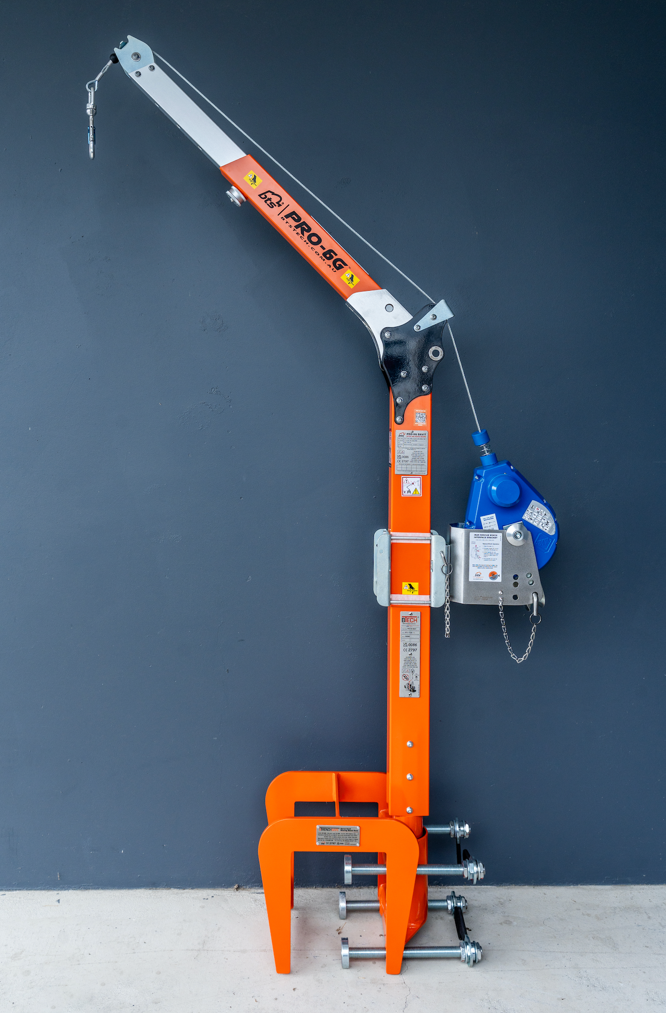 Introducing the BTS Pro-6G 3-Piece Davit Trench Shoring Kit – A Complete Ready-to-Use Solution for Trench and Excavation Safety