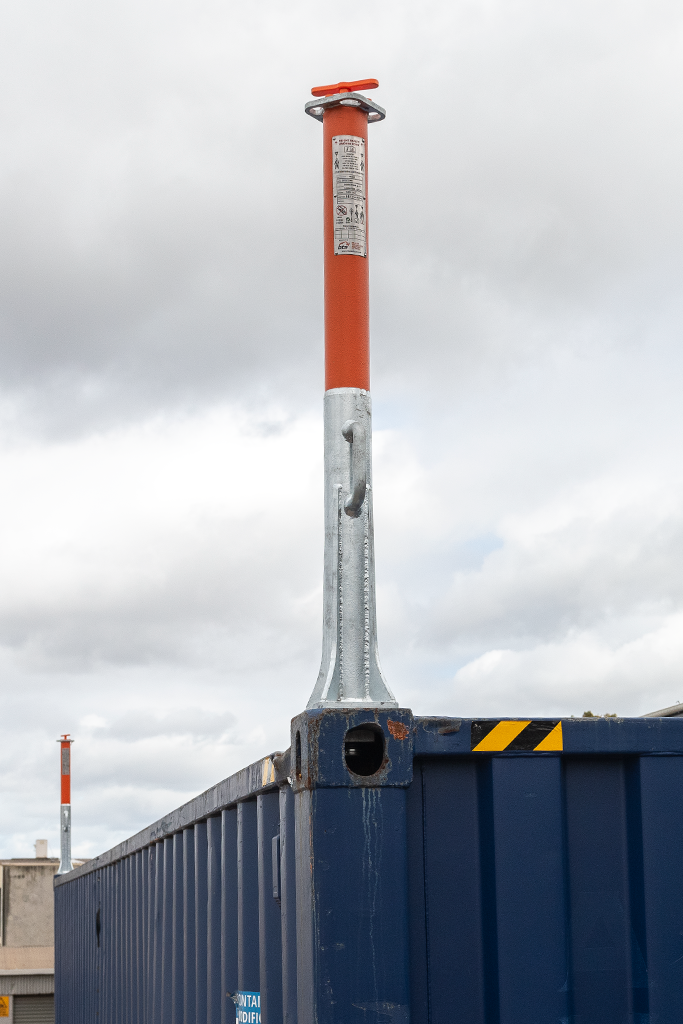 BTS Shipping Container Fall Arrest Post – NZ Access