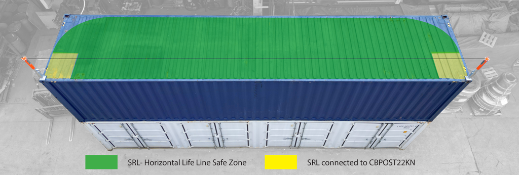 BTS Shipping Container Anchor Post & Horizontal Lifeline Kit – NZ Access
