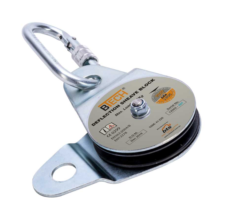 Anchor point Deflection Sheave Block and karabiner – NZ Access