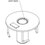 BTS Permanent Davit Base (Flush Mount for wet concrete insert mounting)