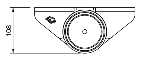 BTS Permanent Davit Base (Galvanised Wall Mount 4 point)