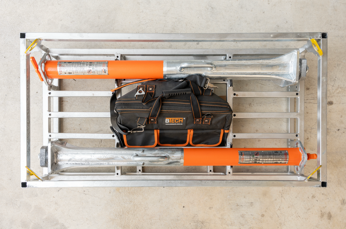 BTS Shipping Container Anchor Post & Horizontal Lifeline Kit