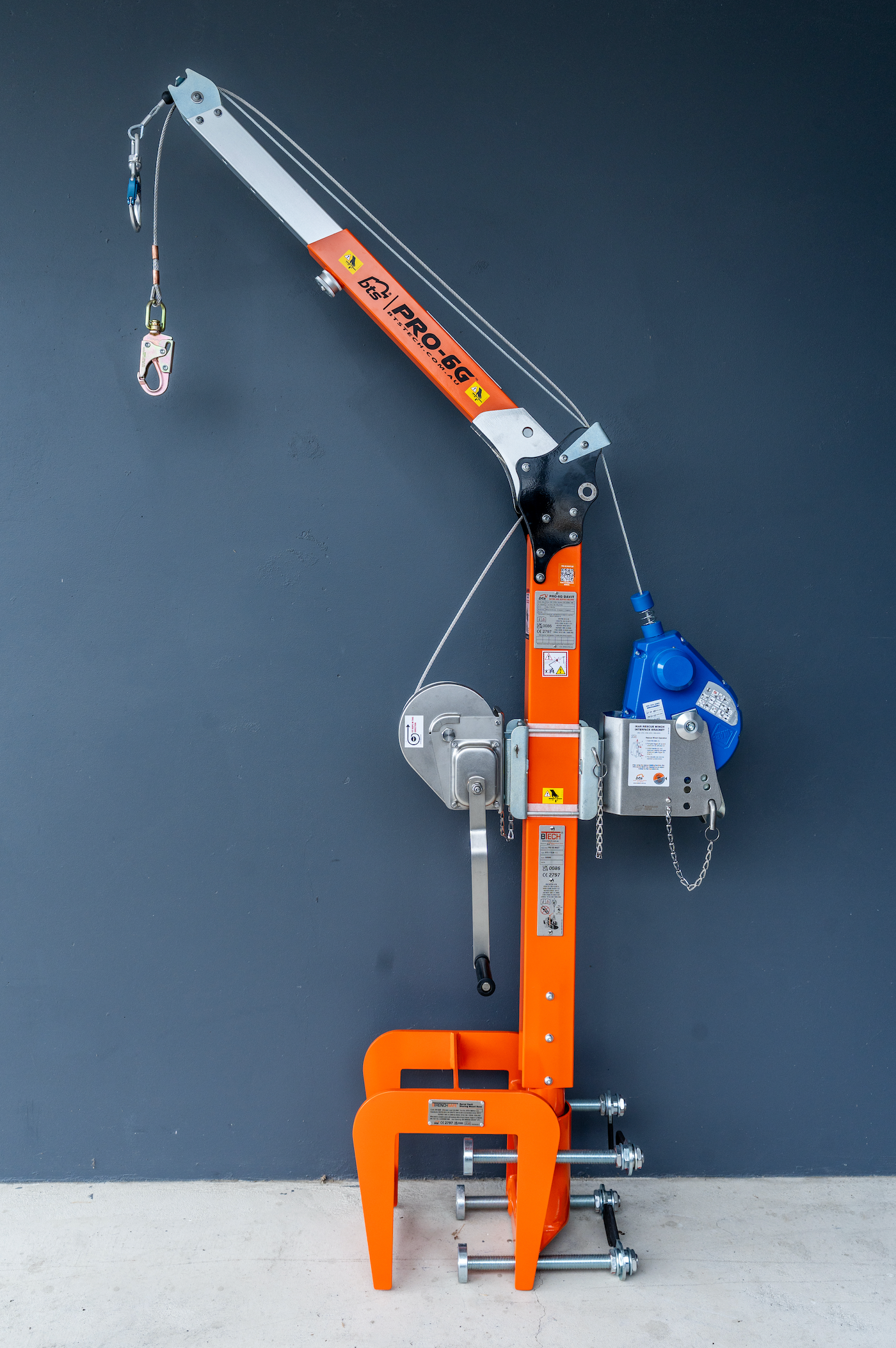 IKAR HRA Fall Arrest Blocks with Recovery Winch