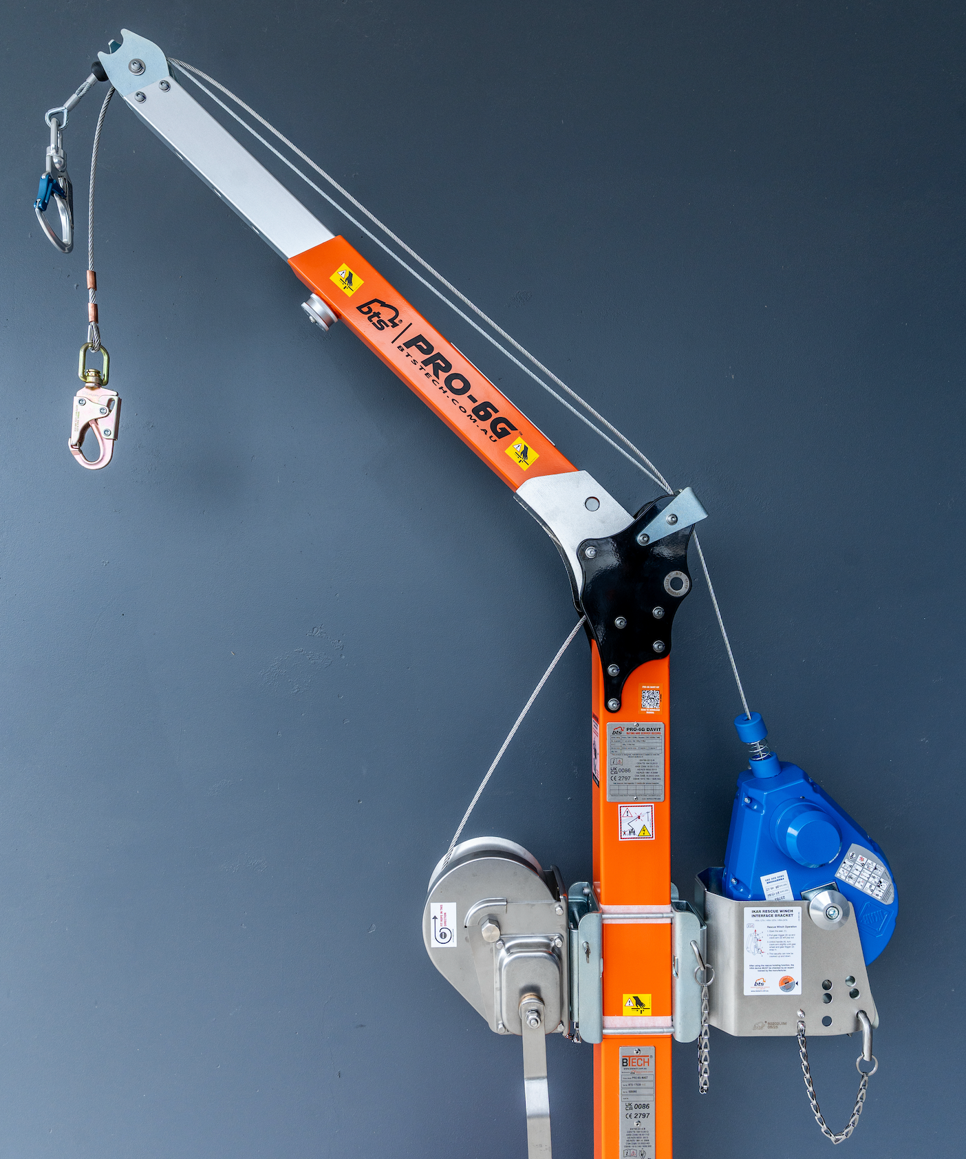 BTS Pro-6G 3-Piece Davit Trench Shoring Kit