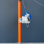 Portable Horizontal Anchor Mast Kit with IKAR Fall Arrest Block and Recovery Winch