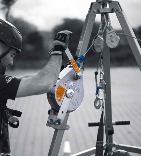 IKAR HRA Fall Arrest Blocks with Recovery Winch