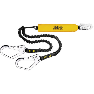 Scaffpro Double Elasticated Lanyard with Snap Hook & Scaffold Hooks 2m