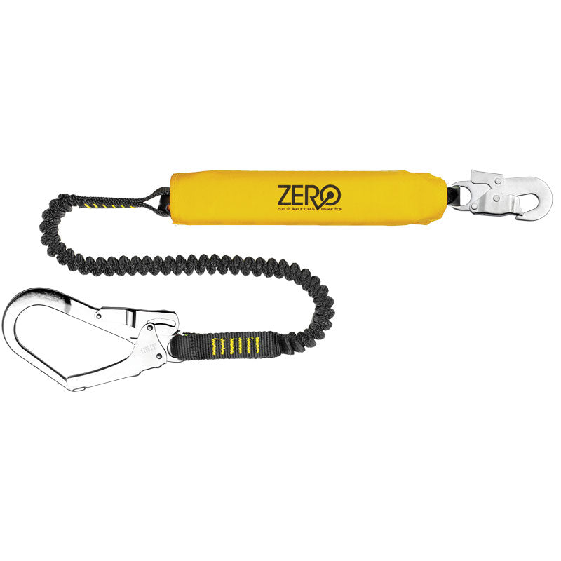 Stretch Single Elasticated Lanyard with Snap Hook & Scaffold Hook