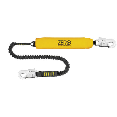 Stretch Single Elasticated Lanyard With Snap Hooks